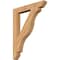 Ekena Millwork Funston Slat Smooth Bracket, Western Red Cedar, 3 1/2"W x 26"D x 34"H BKT04X26X34FST06SWR - alternate 1